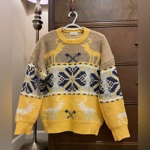Christmas wool sweater